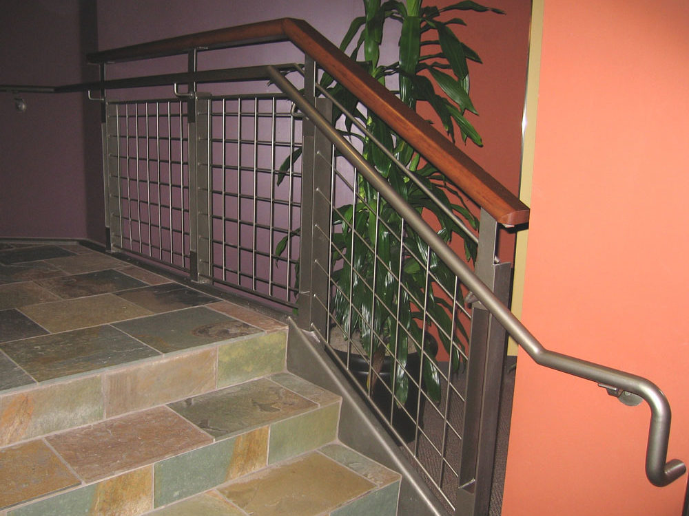 DC Ranch Village Spa - painted steel railing.