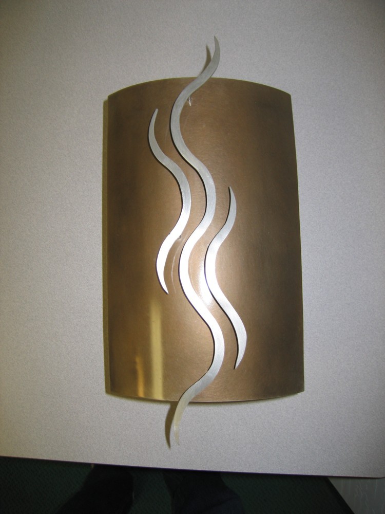 Spectrum Falls. Brass with Stainless steel.